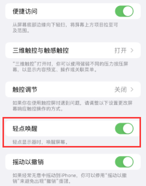 沧源苹果授权维修站分享iPhone轻点无法唤醒怎么办