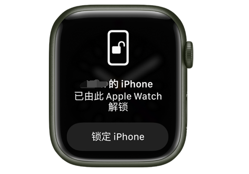 沧源苹果手机维修分享用 AppleWatch 解锁配备面容 ID 的 iPhone方法 