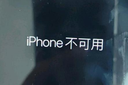 沧源苹果服务网点分享锁屏界面显示“iPhone 不可用”如何解决 