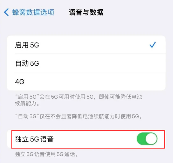 沧源苹果14维修分享iPhone 14 Pro如何开启VoNR 