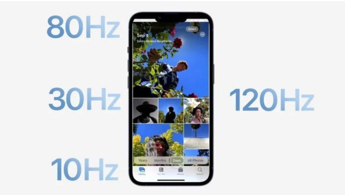 沧源苹果14维修分享iPhone 14有高刷吗 