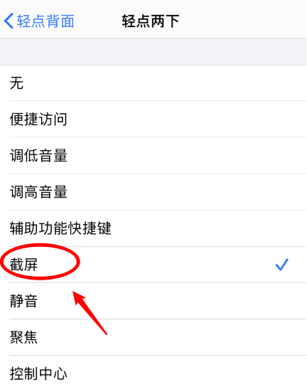 沧源苹果手机维修分享iPhone12如何启用双击截屏 